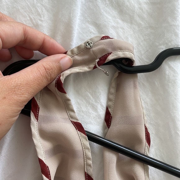 Club Monaco Striped Silk Dress - Picture 4 of 5